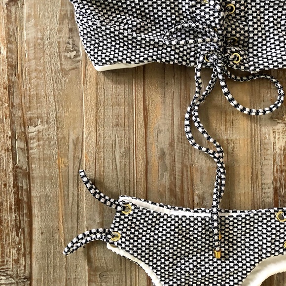 Blue Life Off Shoulder top + Roped Up bottom (size L) NWT - Picture 7 of 8